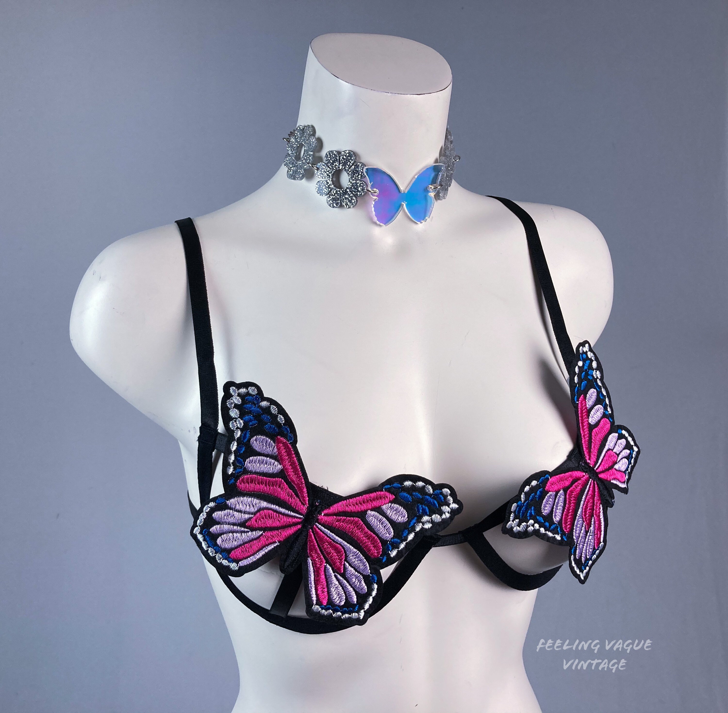 Butterfly lingerie set Clearance