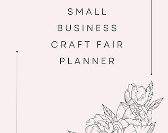 Small Business/Craft Fair Planner and Organizer