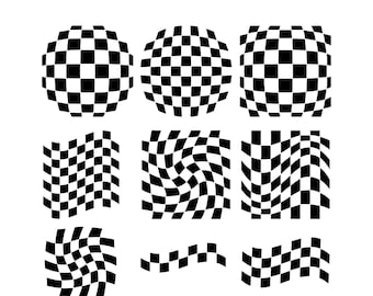 12 distressed checkered background bundle clipart png sublimation digital download black checkered patterns resizable for t-shirts tumblers