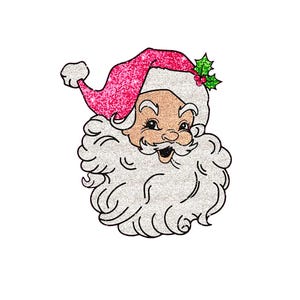 Bubble Santa Png Bundle Santa With Bubble Pink Png Pink Santa Bubble ...