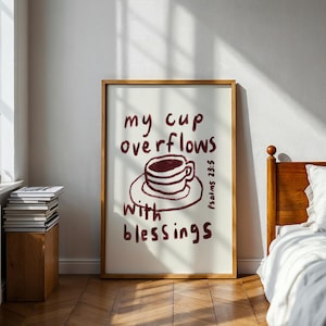 Instant download Christian wall art printable PDF JPG high quality 300 DPI easy to print at home.