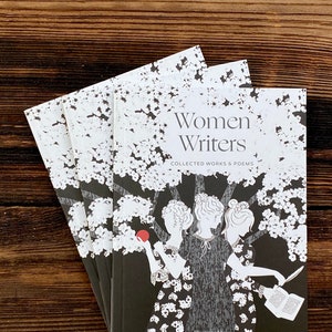 Women Writers, Illustrated. Collected Works and Poems, Literary Gift for Her, Book Lover Gift for Writer, Stocking Stuffer