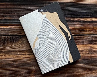 Kate Chopin Literary Notebook, Lined Writing Journal, Feminist Art, Gift for Her