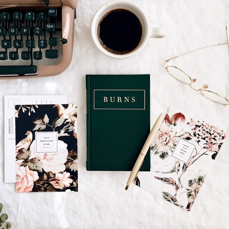 Literary Postcard Set Romantic Poets Collection Floral image 4