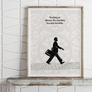 Franz Kafka Literary Art Print