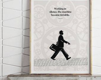 Franz Kafka Literary Art Print