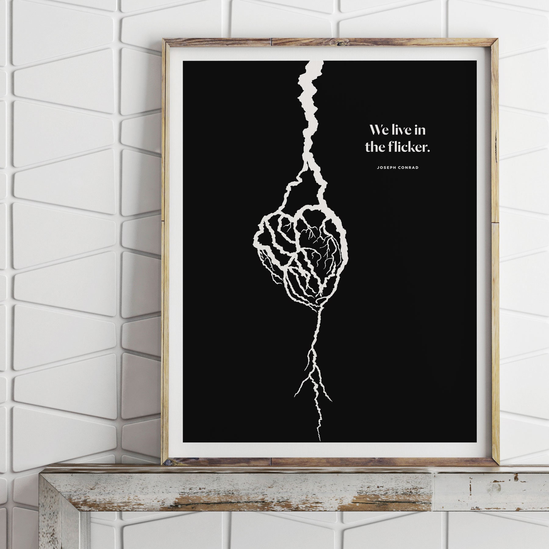 Joseph Conrad Literary Art Print, 