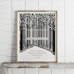 Marcus Aurelius Literary Art Print, Meditations Quote, Philosopher Art, Book Lover Gift