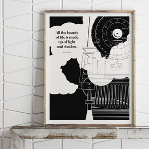 Leo Tolstoy Literary Art Print, Russian Literature Anna Karenina Quote