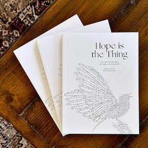 Emily Dickinson, An Illustrated Poetry Collection, cadeau amateur de livres pour elle, cadeau littéraire pour amateur de poésie