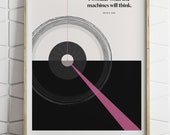 Philip K Dick Literary Art Print, Science Fiction Lover Gift