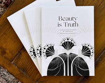 John Keats, una colección de poesía ilustrada, libro de regalo para amantes de la lectura