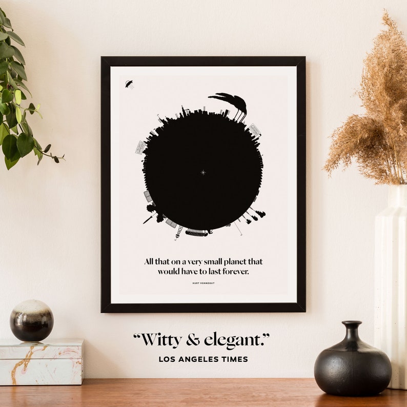 Kurt Vonnegut Literary Art Print image 2