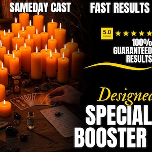 DESIGNED SPECIAL BOOSTER | Custom Amplifier | Spell Enhancer | Power Up Ritual | Fast Results | Energy Upgrade | Personalized Charge