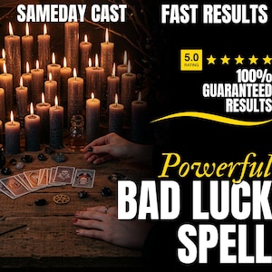POWERFUL BAD LUCK Spell | Curse Target | Reverse Fortune | Destroy Luck | Block Success | Misfortune Hex | Chaos Curse | Karmic Hit