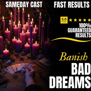 Banish Bad Dreams Spell: Sleep Protection, Nightmares Relief