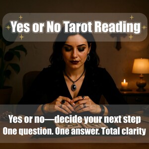Yes or No Tarot Reading, Clear Intuitive Answer,One Question Yes Or No Reading,Psychic Readings,Pendulum Reading Yes Or No Answer Prediction