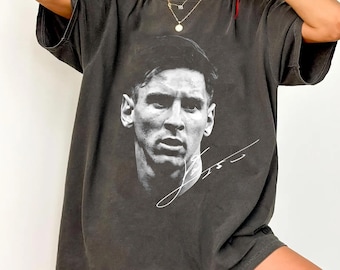 Camiseta de Lionel Messi con colores cómodos - Diseño vintage para aficionados al fútbol argentino