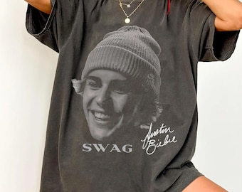 Comfort Colors Justin Bieber SWAG T-Shirt ,Album Launch Exclusive, Vintage Style Fan Tee ,Hailey Bieber shirt, Justin Bieber tour