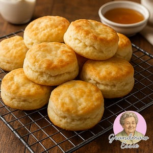 Receta de galletas de 3 ingredientes de Essie / Galletas sureñas clásicas / Pan fácil y eficaz / Galletas de suero de leche en PDF / Descarga de recetas tradicionales