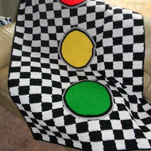Ready Set Go Racing Crochet Blanket Afghan Pattern - Etsy