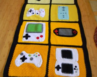 Video Game Controller Afghan PATTERN ONLY