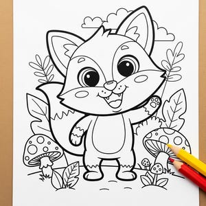 Fun Printable Coloring Book for Kids – 80 Pages of Cute Animals & Activities – Instant Download PDF