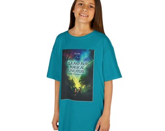 L'aventure magique d'Ella et Ava T-shirts enfant | Illustration de forêt fantastique