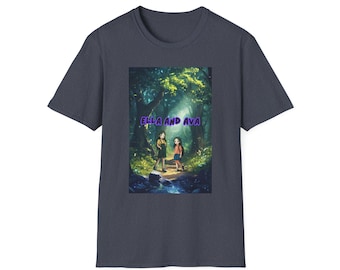 -shirt adulte Aventure dans la forêt d'Ella et Ava |