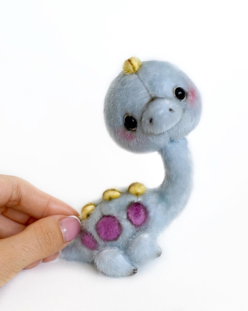 Brontosaurus PDF Sewing Pattern, Video Tutorial DIY Stuffed Toy Pattern ...