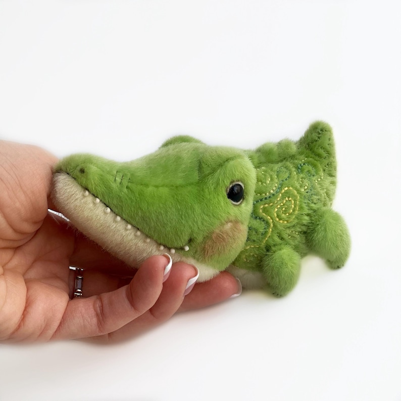 Crocodile - PDF Sewing Pattern, Artist Pattern, Stuffed Toy Tutorials ...