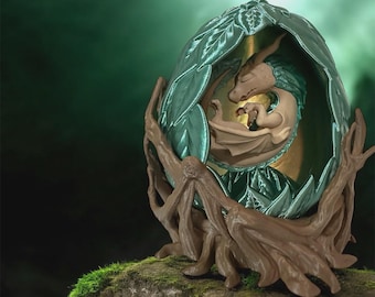 Emerald Dragon Egg LED Night Light Decorative Fantasy Lamp Home Decor New