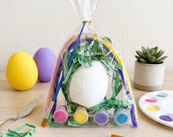Egg Painting Kit: Easter Craft Set, Paints, Brush, Party Favor