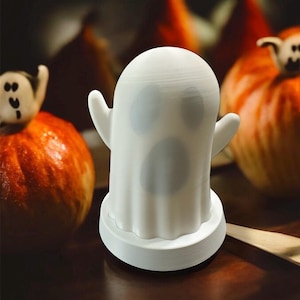 Cute Ghost Desk Lamp Dimmable LED Light Spooky Home Decor  Unique Gift Ghost Lover Gift Custom Night Light Dimmable LED Lamp Boo!!
