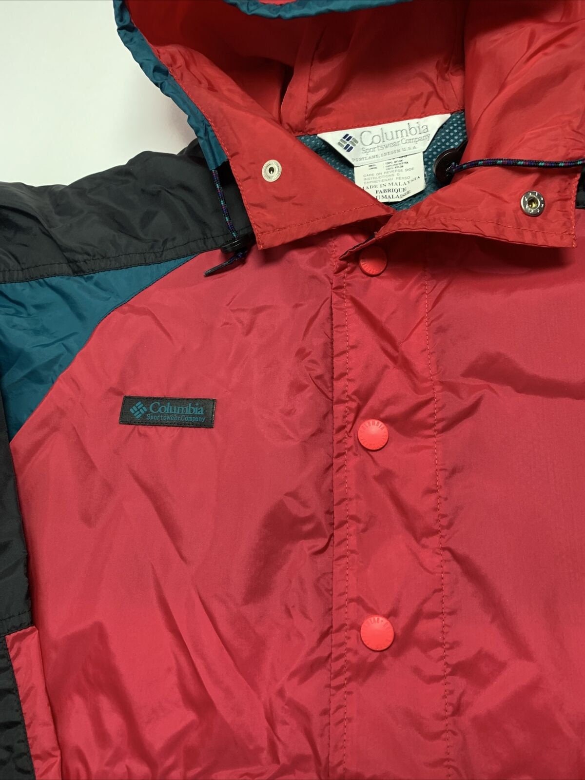 Vintage 90's Columbia Anorak Pullover Parka Jacket Size Small