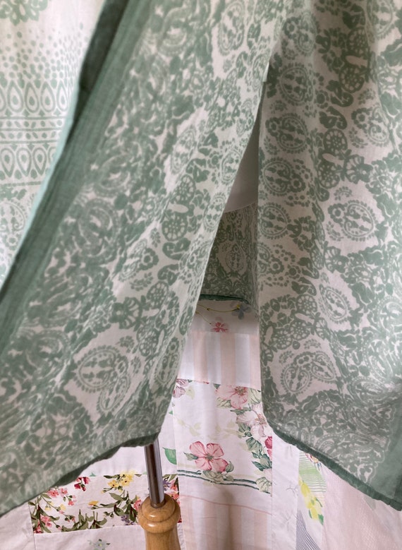 SMALL/MEDIUM Blouse Cotton Lightweight Soft Manda… - image 6