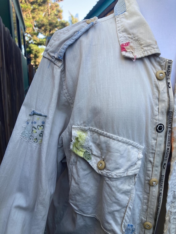 EXTRA LARGE, LARGE, Patchwork Cotton Lightweight … - image 3