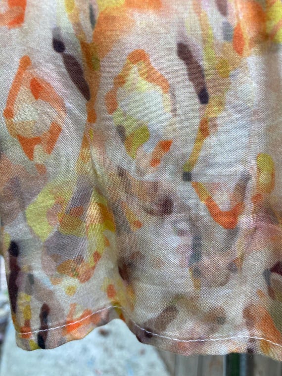 SMALL/MEDIUM, Lightweight Soft Batik Boho Cover Up - image 8