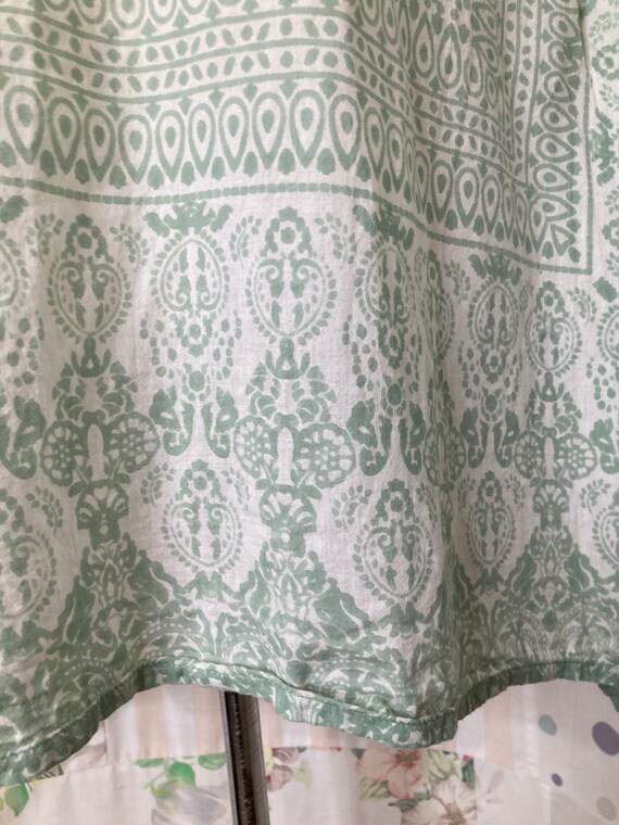 SMALL/MEDIUM Blouse Cotton Lightweight Soft Manda… - image 8