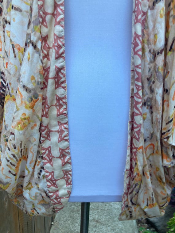 SMALL/MEDIUM, Lightweight Soft Batik Boho Cover Up - image 3