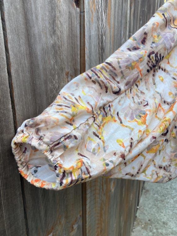 SMALL/MEDIUM, Lightweight Soft Batik Boho Cover Up - image 4