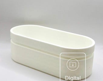 1:6 Scale Modern Bathtub STL File – Dollhouse Bathroom Tub with Tray & Faucet Options | Barbie Blythe Mini Bathroom (Digital Download)