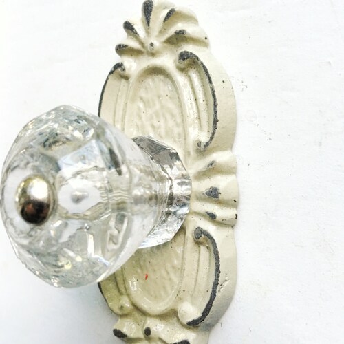 Glass Knob Cast Iron Knob Base Drawer Knobs Knobs Etsy