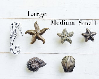 Coastal. Hardware Nautical Beach Decor,Beach Theme Knobs , Nautical Nursery , Rustic Beach Nursery ,Beach Decor,Beach Wedding Gift,Fall Home