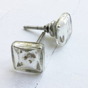 Antique Style Knobs, Silver Glass Knobs, Decorative Knobs, Antique Style, Drawer Pulls, Kitchen Drawer Pulls, Silver Hollow Glass Knobs