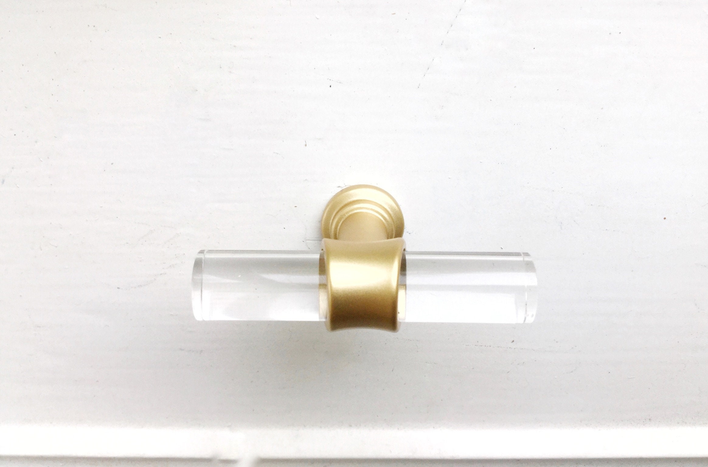3 Center Lucite Pulls Drawer Pulls Lucite Drawer Etsy