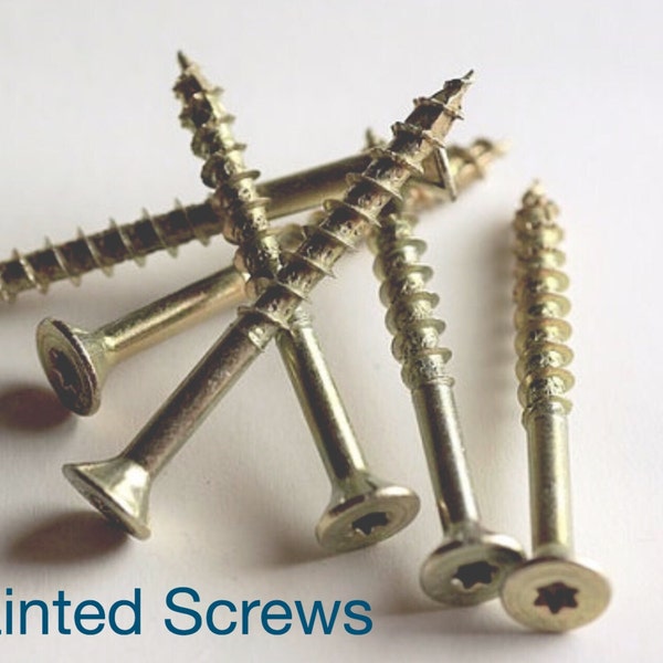 2 Painted Screws To Match All Wall Hangings- Painted Metal- Pick Your Color-Switch Plate Screws-Outlet Screws