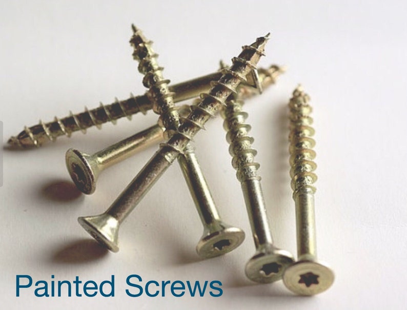 2 Painted Screws To Match All Wall Hangings Painted Metal Pick Your Color-Switch Plate Screws-Outlet Screws image 1