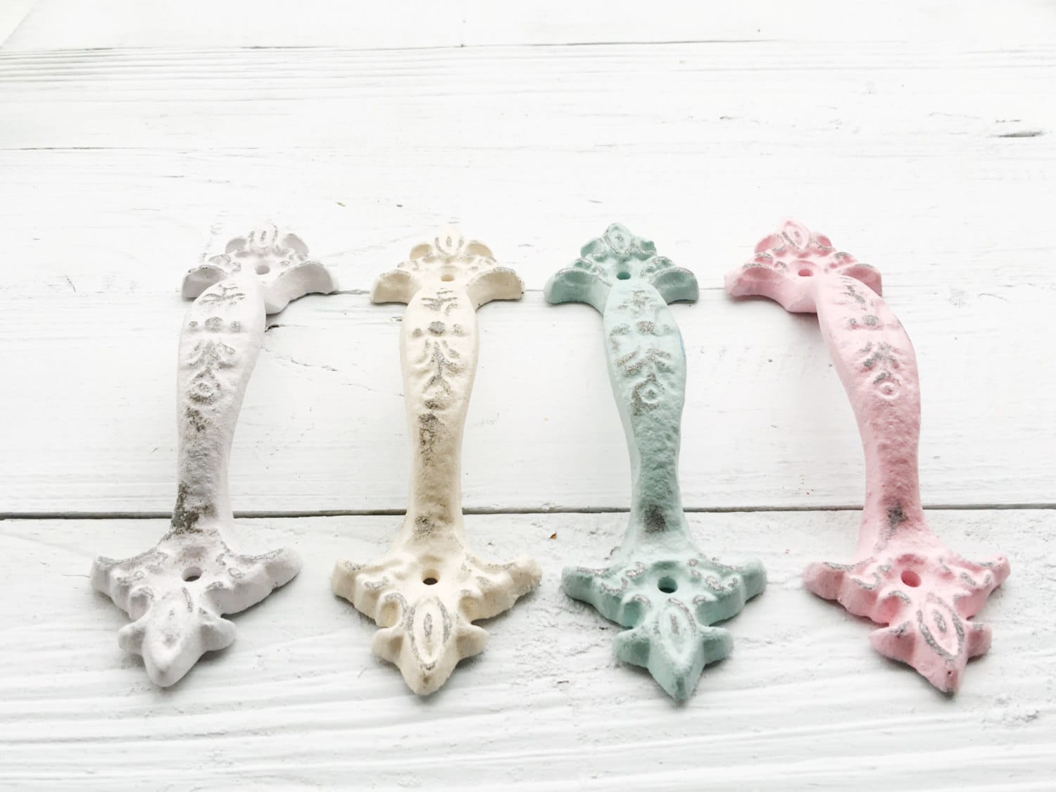 Drawer Pulls Rustic Shabby Chic Cast Iron Drawer Pull Etsy