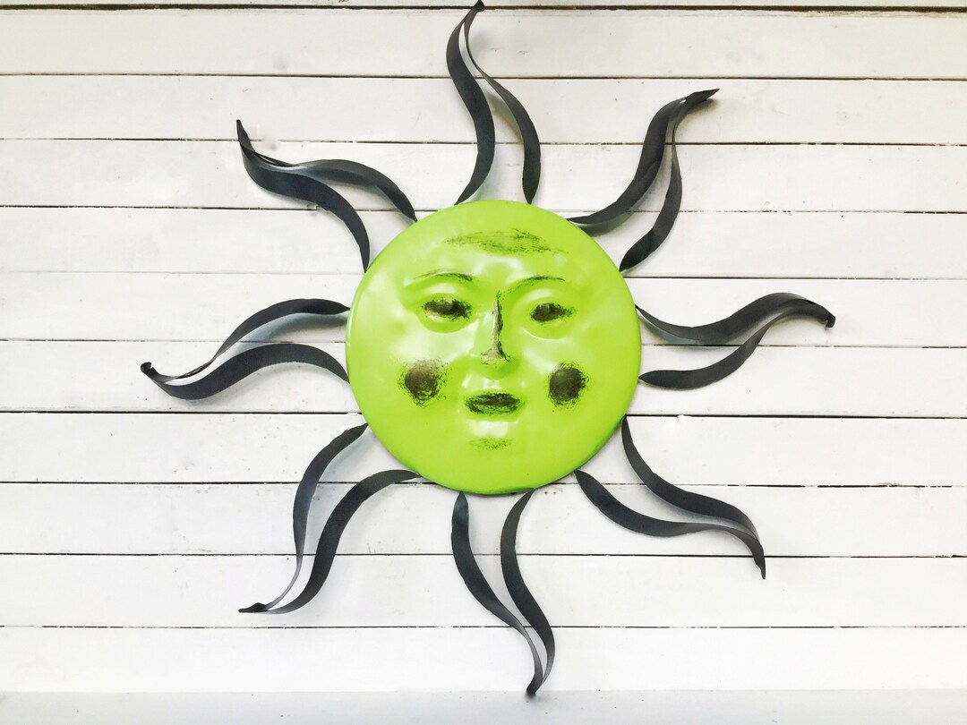Metal Wall Decor, Sun Wall Decor, Living Room , Bedroom Wall, Shabby